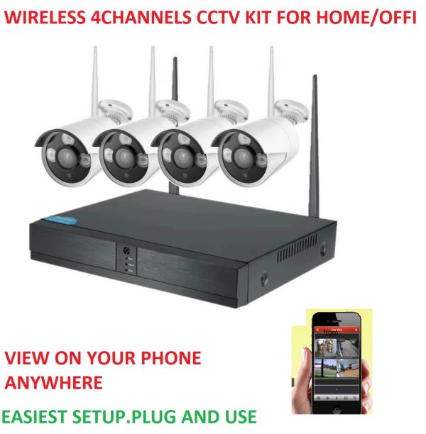 Wireless CCTV Kits 4Channels